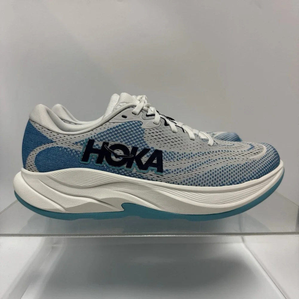 Brand New Hoka Rincon 4 Blue White 1155130 FSK Running Shoes Men's Size 8.5 D